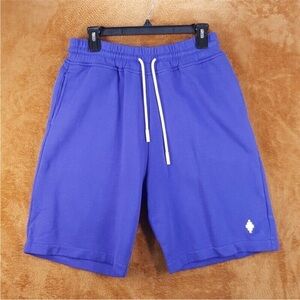 MARCELO BURLON Mens Shorts Medium w/ Tempera Cross Logo